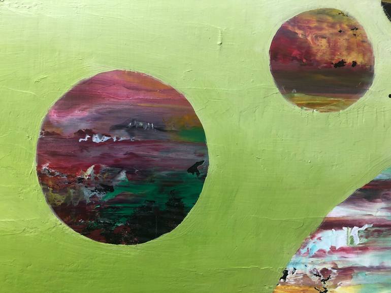 Original Conceptual Landscape Painting by Joel Barr