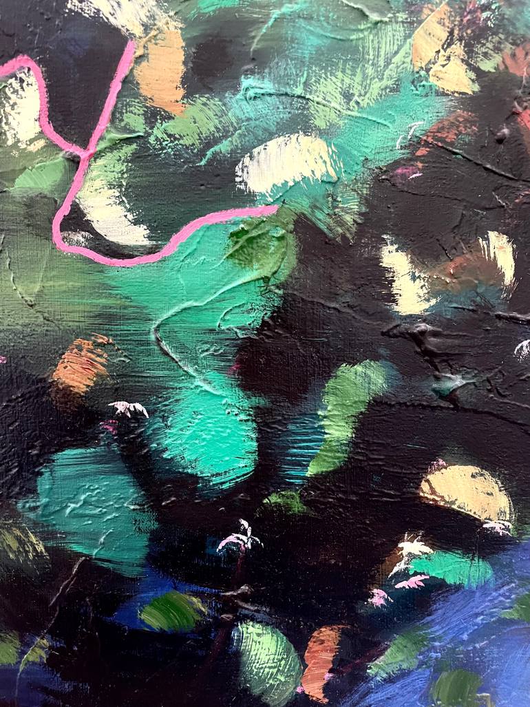 Original Abstract Animal Painting by Joel Barr