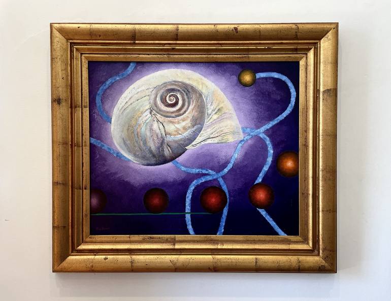 Original Surrealism Abstract Painting by Joel Barr