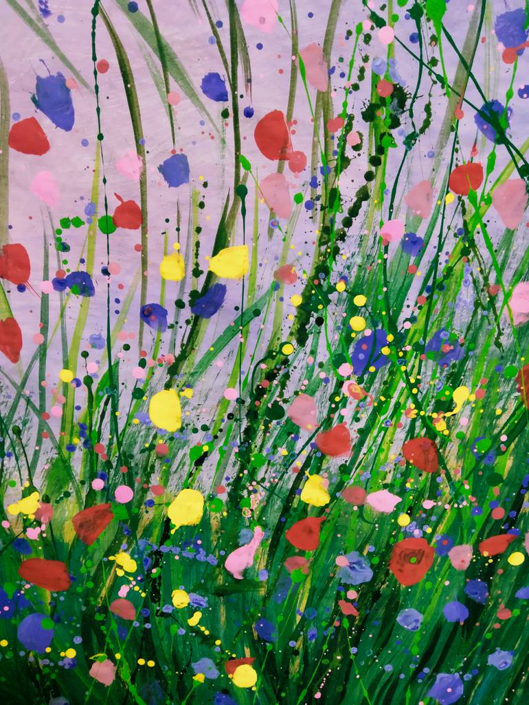 Original Impressionism Floral Painting by Kyrylo Bondarenko