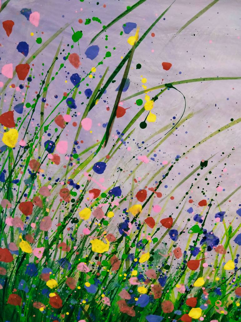 Original Impressionism Floral Painting by Kyrylo Bondarenko
