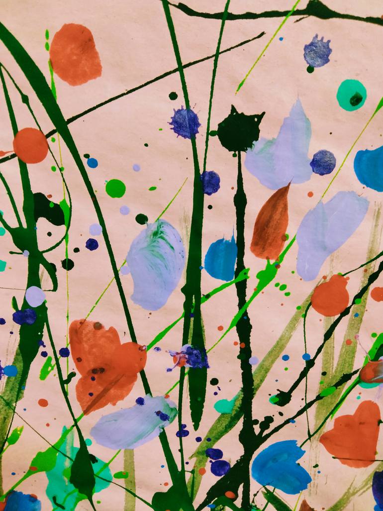 Original Impressionism Floral Painting by Kyrylo Bondarenko