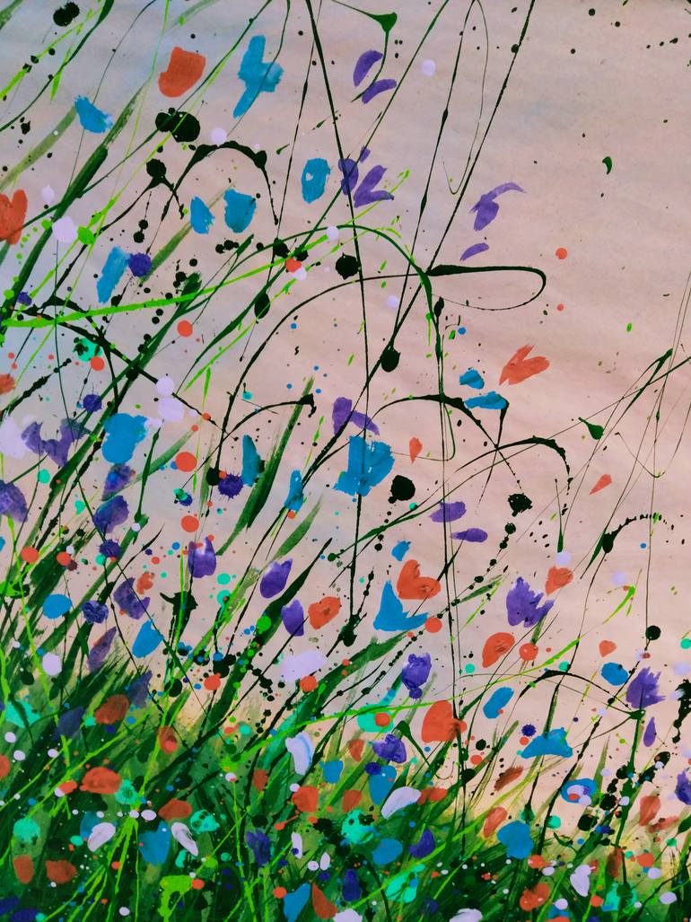 Original Impressionism Floral Painting by Kyrylo Bondarenko