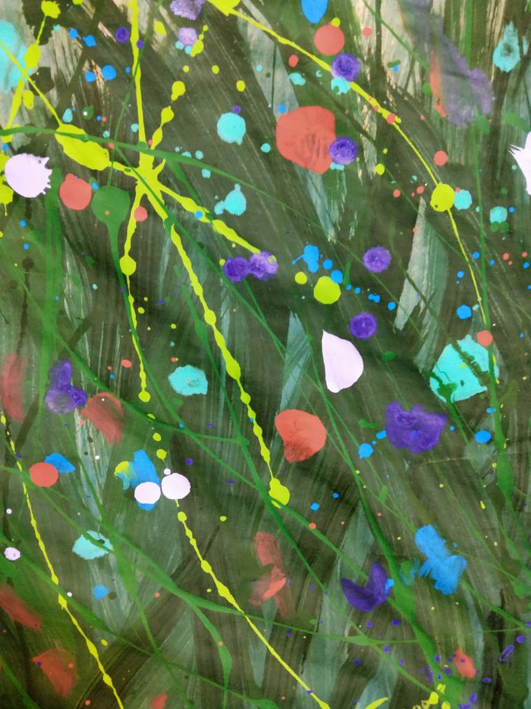 Original Impressionism Floral Painting by Kyrylo Bondarenko