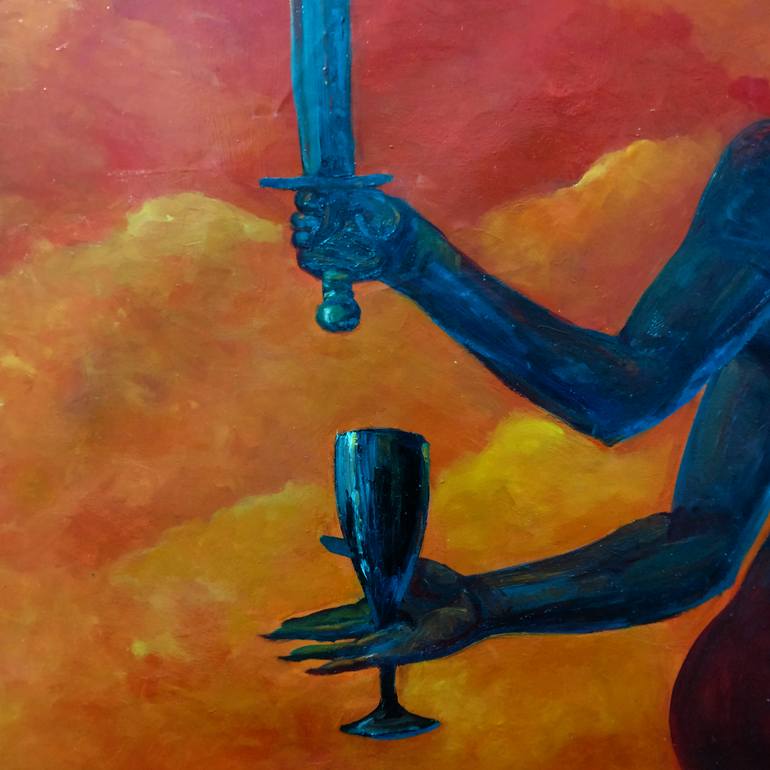 Original Contemporary Classical Mythology Painting by Kyrylo Bondarenko