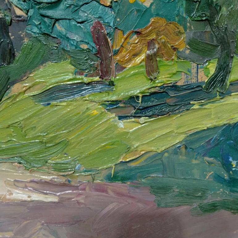 Original Impressionism Landscape Painting by Kyrylo Bondarenko