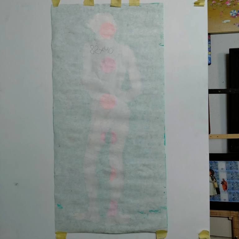 Original Realism Nude Painting by Kyrylo Bondarenko