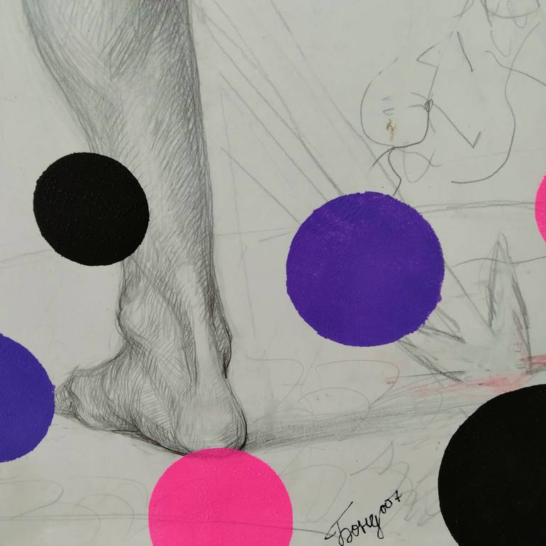 Original Realism Nude Painting by Kyrylo Bondarenko