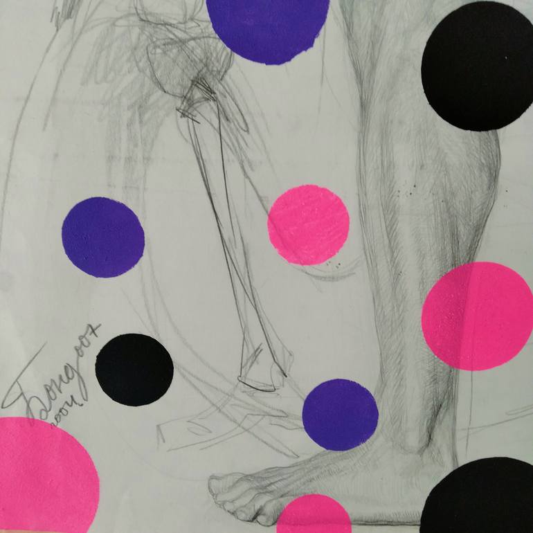 Original Realism Nude Painting by Kyrylo Bondarenko