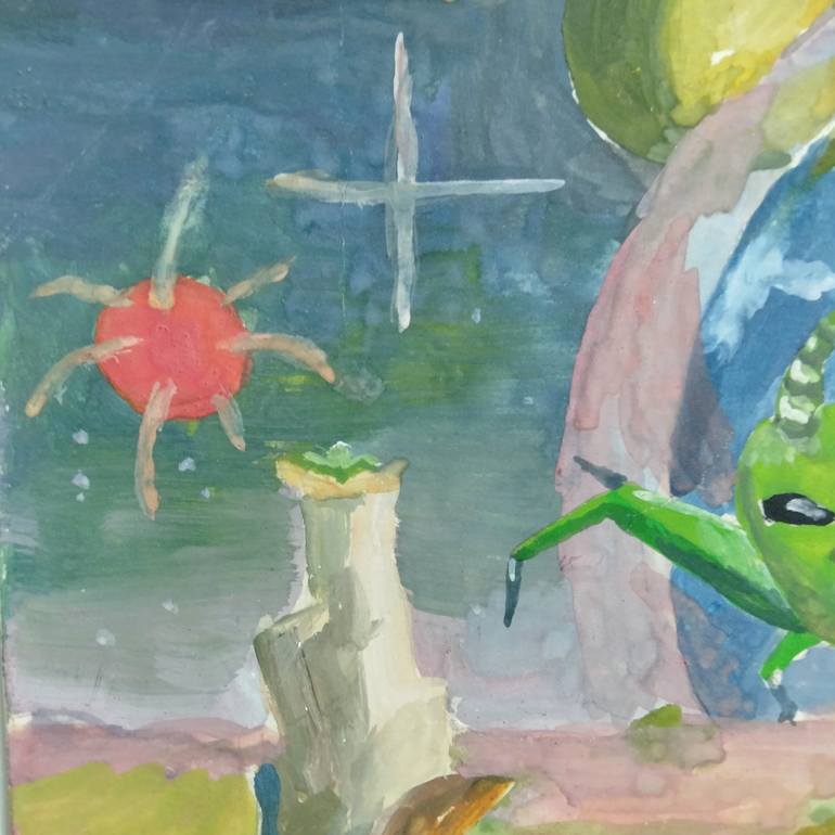 Original Surrealism Fantasy Painting by Kyrylo Bondarenko