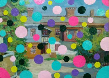 Original Impressionism Architecture Paintings by Kyrylo Bondarenko