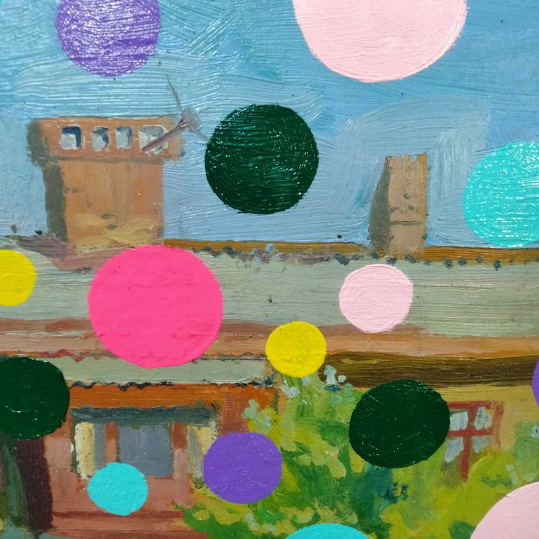 Original Impressionism Architecture Painting by Kyrylo Bondarenko