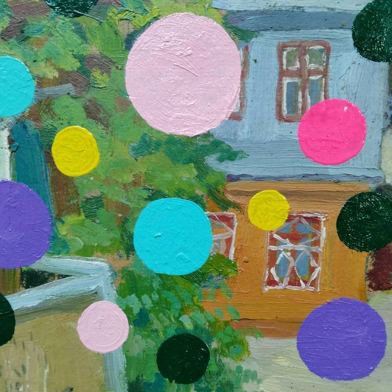 Original Impressionism Architecture Painting by Kyrylo Bondarenko