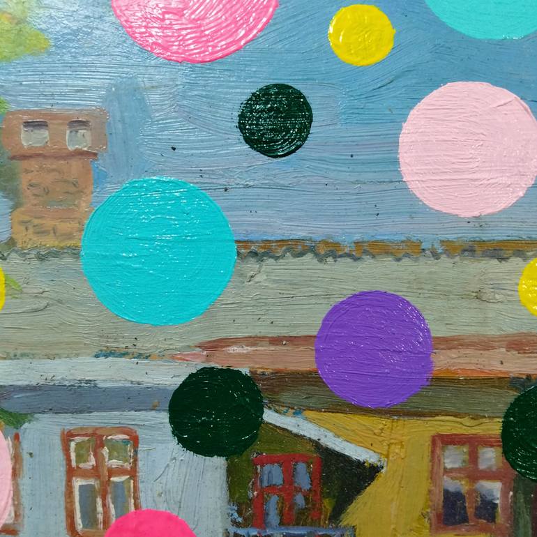 Original Impressionism Architecture Painting by Kyrylo Bondarenko