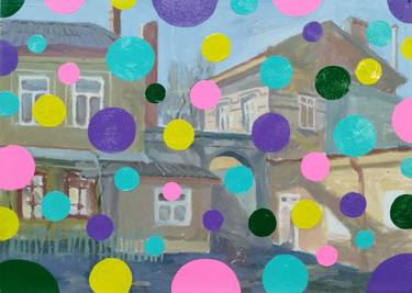 Original Impressionism Architecture Paintings by Kyrylo Bondarenko