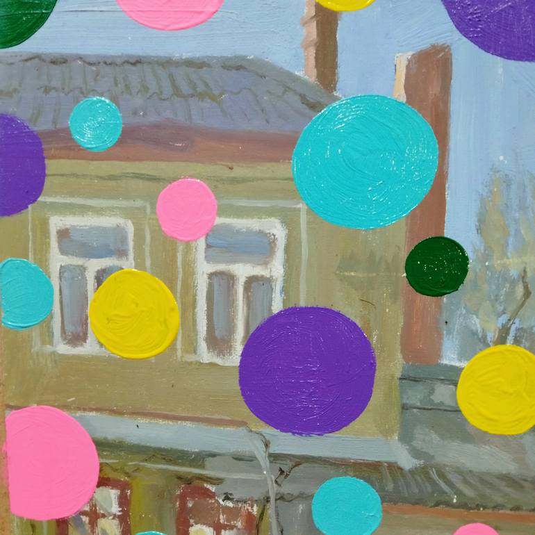 Original Impressionism Architecture Painting by Kyrylo Bondarenko