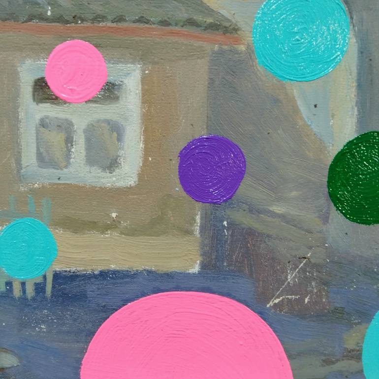 Original Impressionism Architecture Painting by Kyrylo Bondarenko