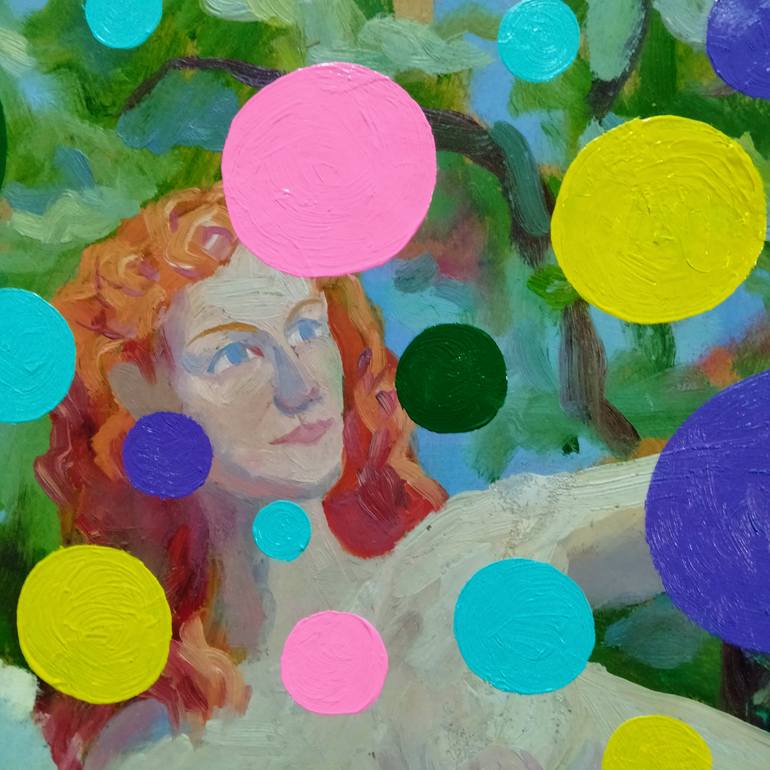 Original Contemporary Nude Painting by Kyrylo Bondarenko