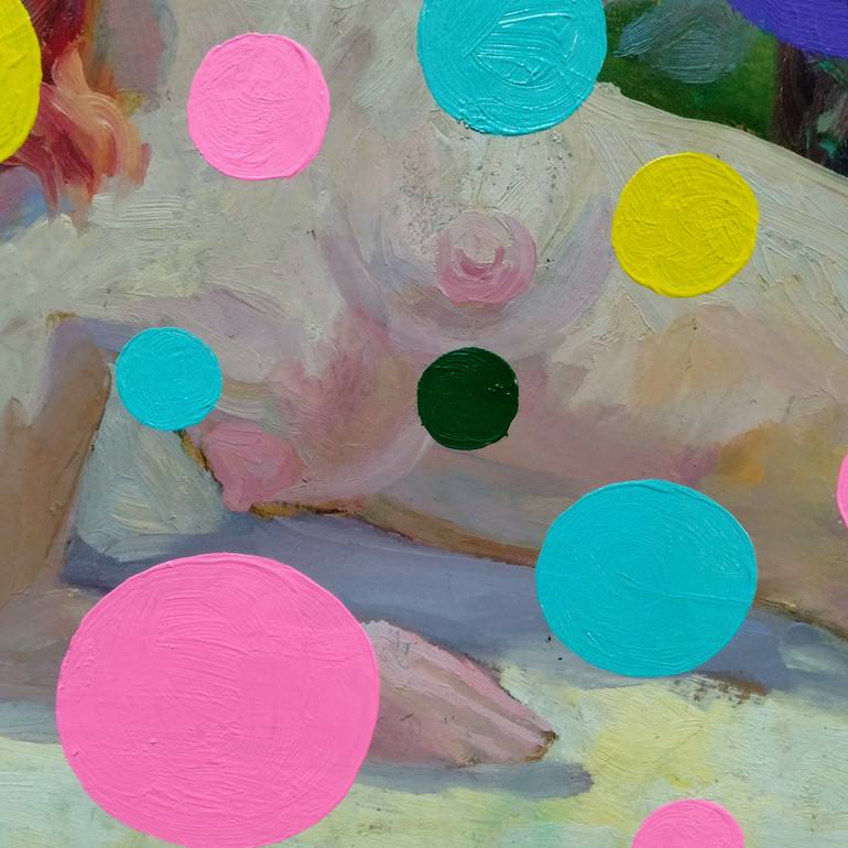 Original Contemporary Nude Painting by Kyrylo Bondarenko