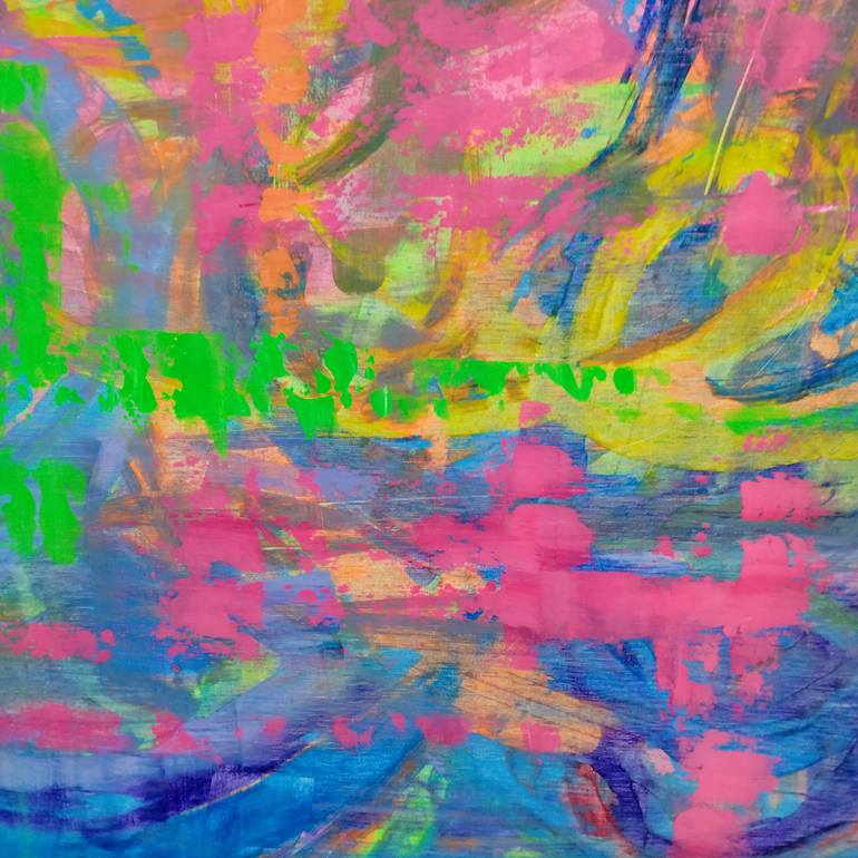 Original Abstract Expressionism Abstract Painting by Kyrylo Bondarenko