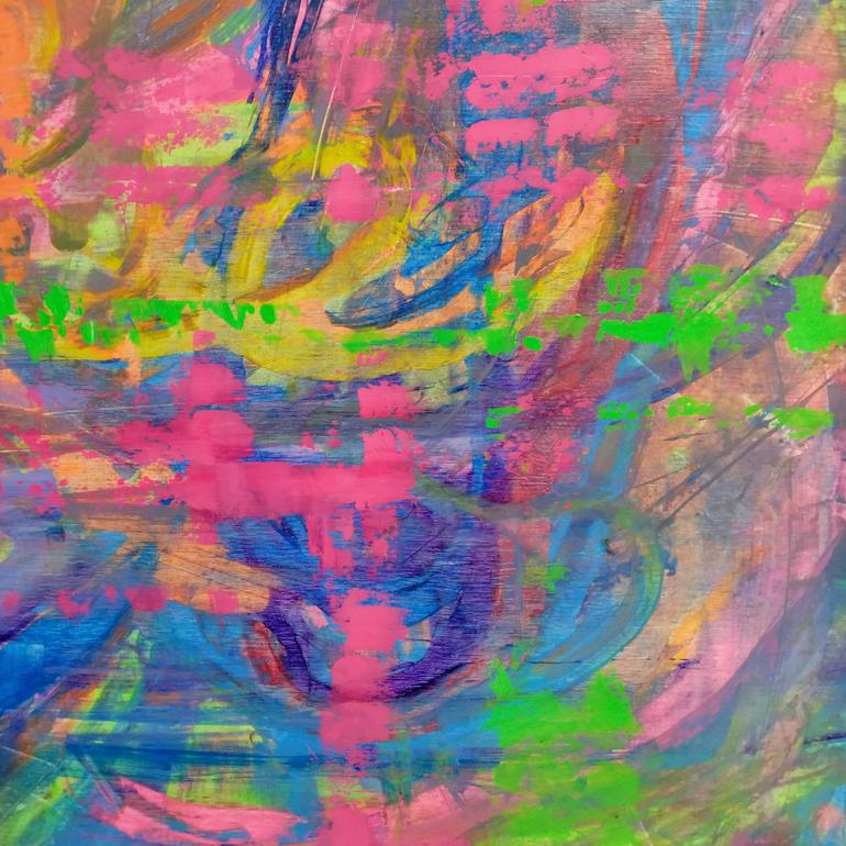 Original Abstract Expressionism Abstract Painting by Kyrylo Bondarenko