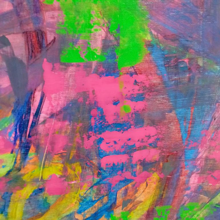 Original Abstract Expressionism Abstract Painting by Kyrylo Bondarenko
