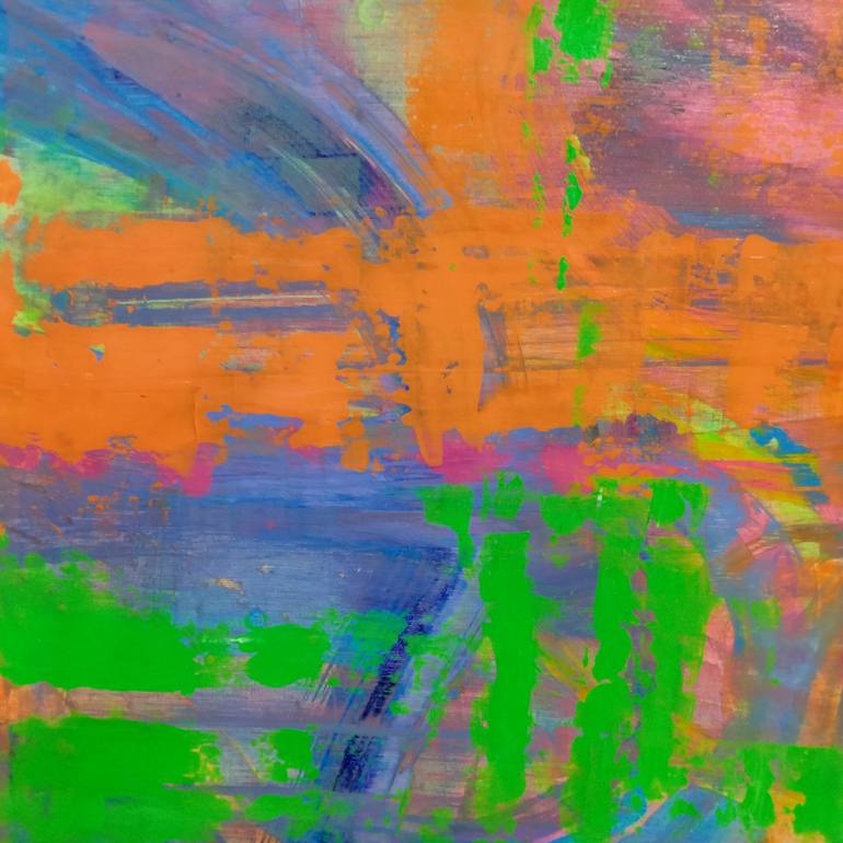 Original Abstract Expressionism Abstract Painting by Kyrylo Bondarenko