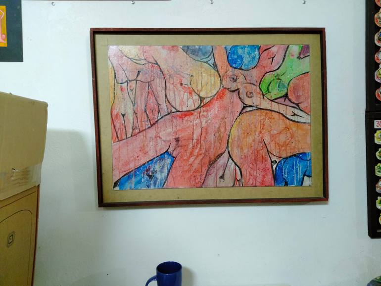 Original Contemporary Nude Painting by Kyrylo Bondarenko