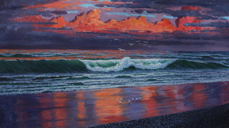 Original Impressionism Seascape Paintings by Kyrylo Bondarenko