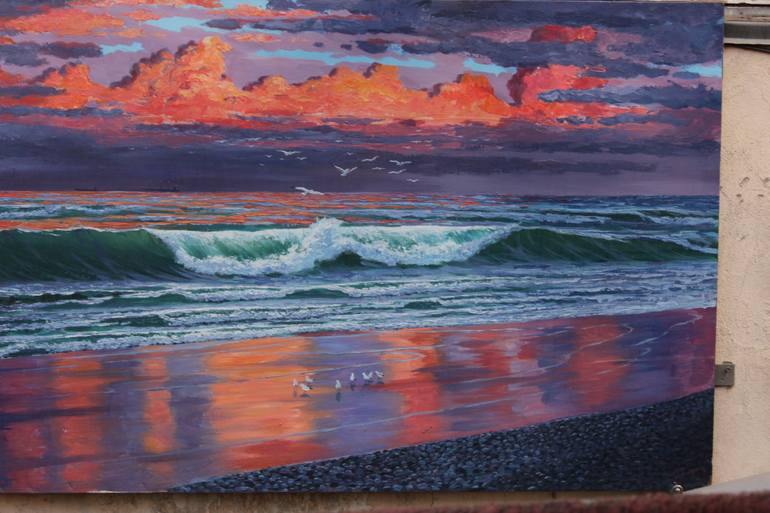 Original Impressionism Seascape Painting by Kyrylo Bondarenko