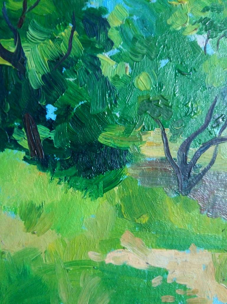 Original Impressionism Landscape Painting by Kyrylo Bondarenko