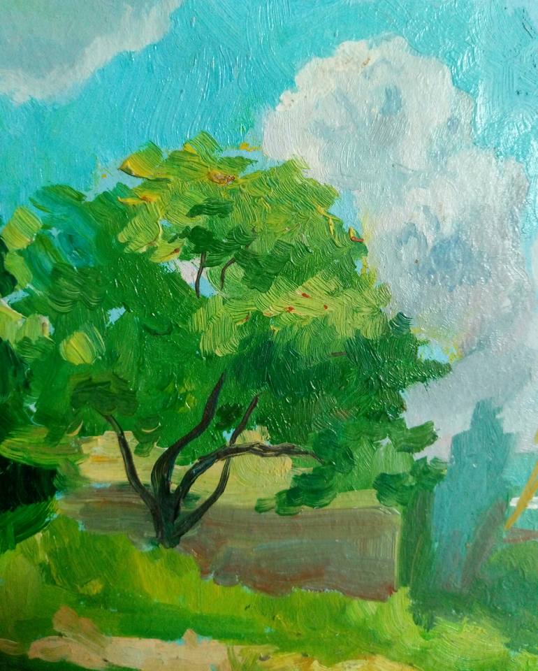 Original Impressionism Landscape Painting by Kyrylo Bondarenko