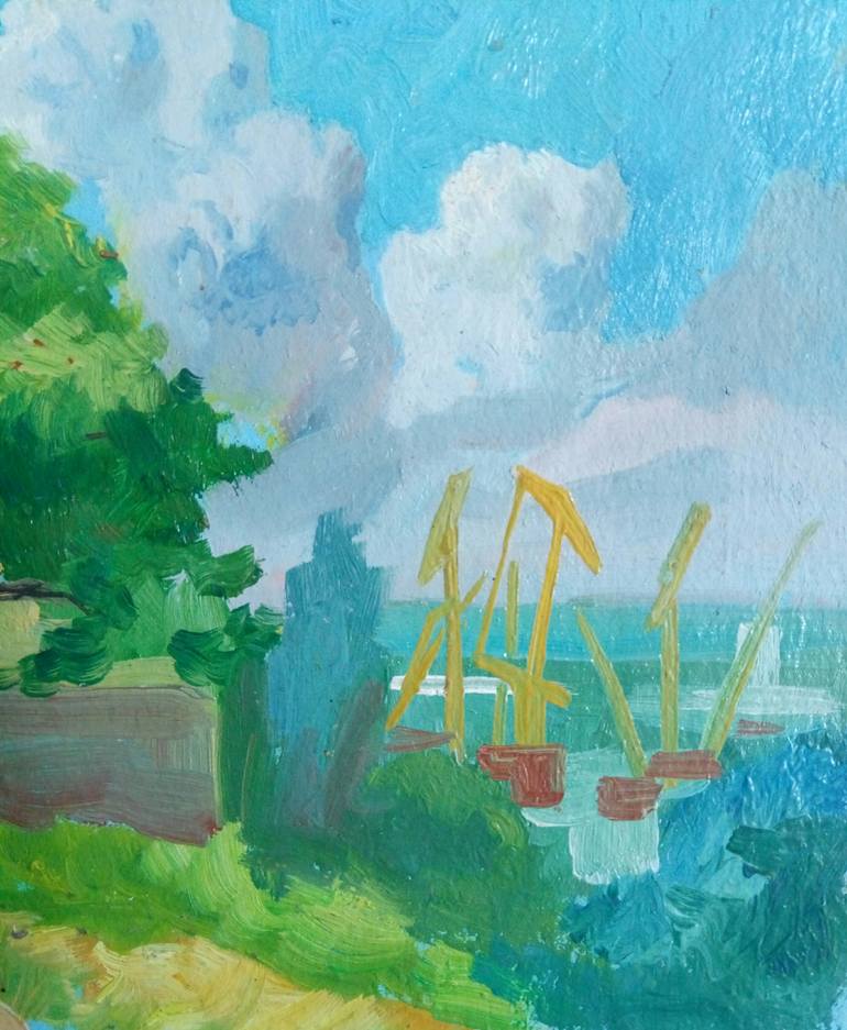 Original Impressionism Landscape Painting by Kyrylo Bondarenko