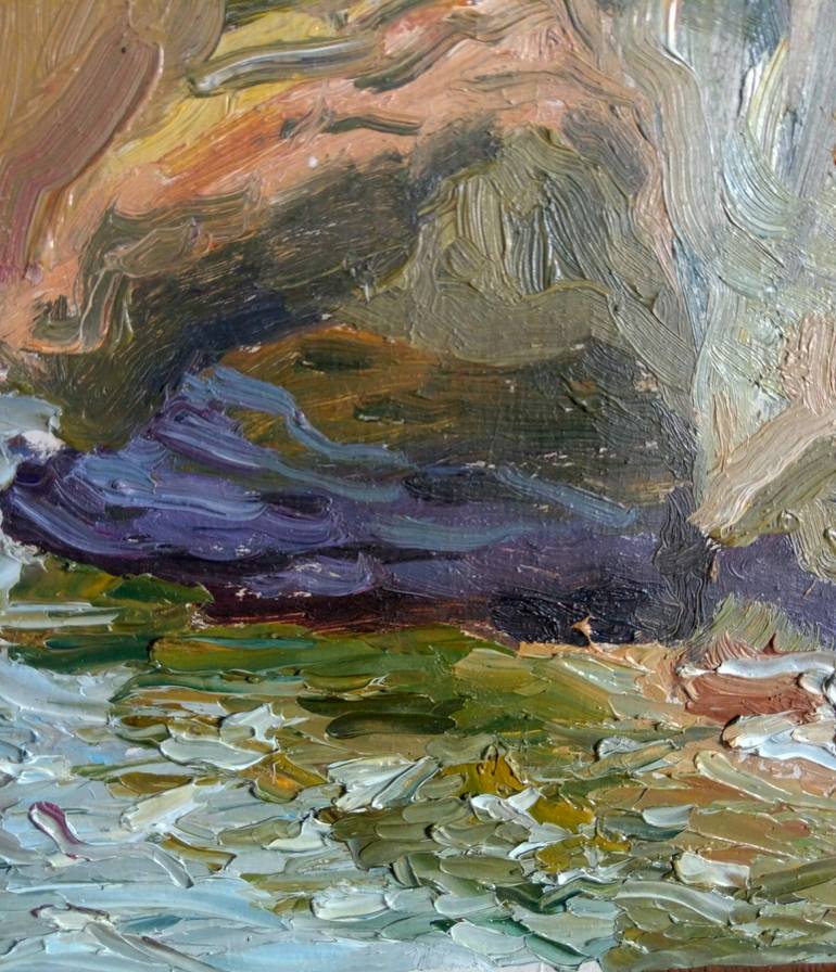 Original Impressionism Seascape Painting by Kyrylo Bondarenko