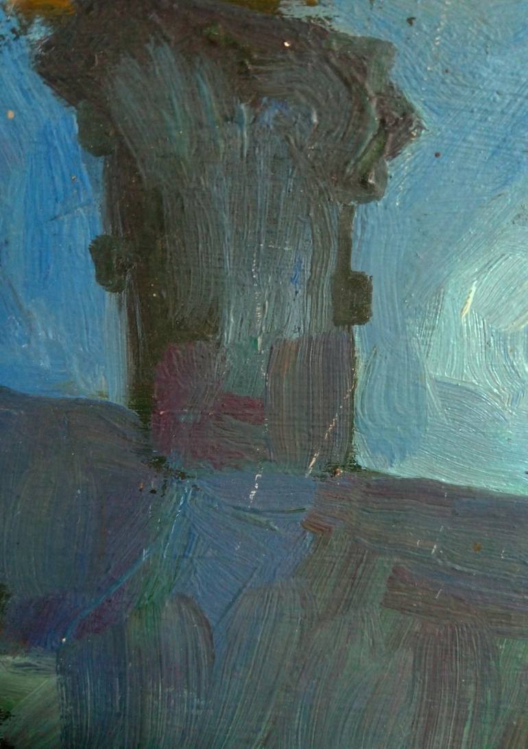 Original Impressionism Architecture Painting by Kyrylo Bondarenko