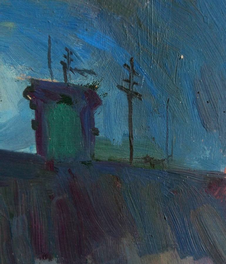 Original Impressionism Architecture Painting by Kyrylo Bondarenko