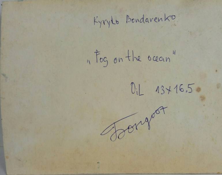 Original Impressionism Seascape Painting by Kyrylo Bondarenko