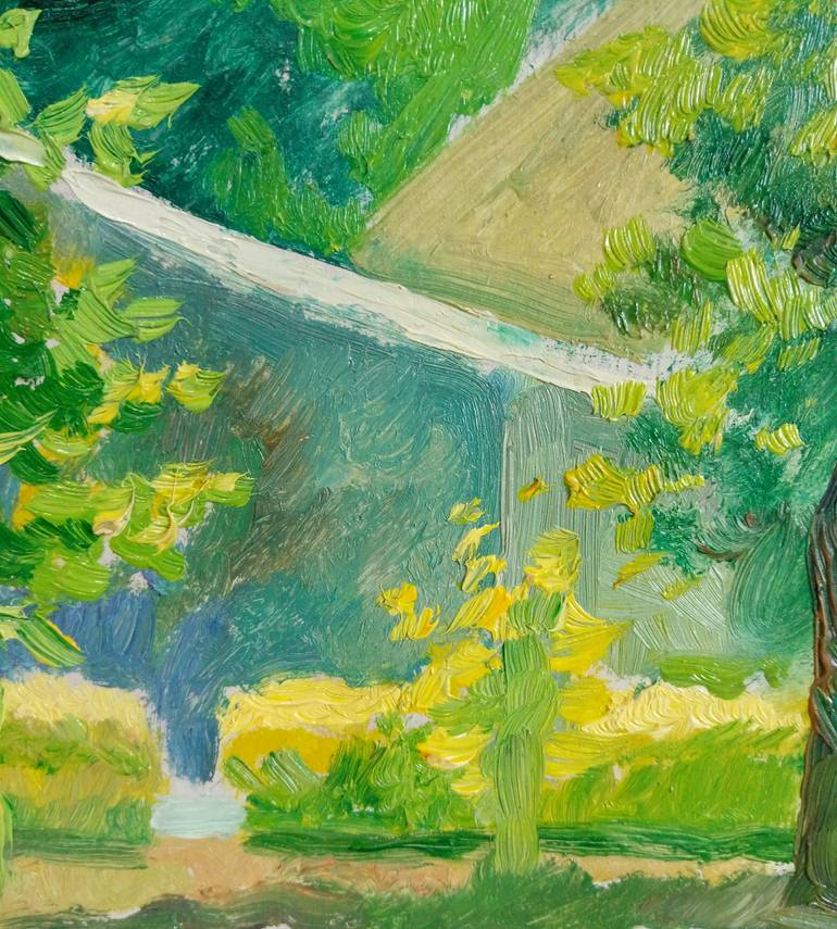 Original Impressionism Landscape Painting by Kyrylo Bondarenko