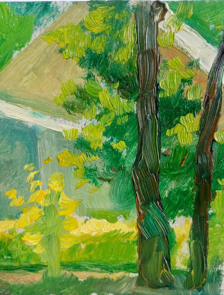 Original Impressionism Landscape Painting by Kyrylo Bondarenko