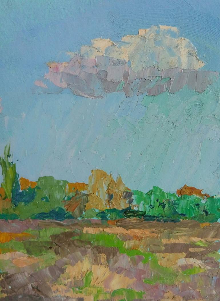 Original Impressionism Landscape Painting by Kyrylo Bondarenko