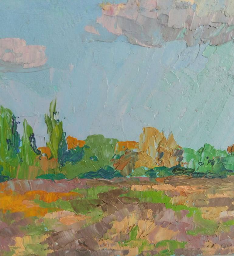 Original Impressionism Landscape Painting by Kyrylo Bondarenko