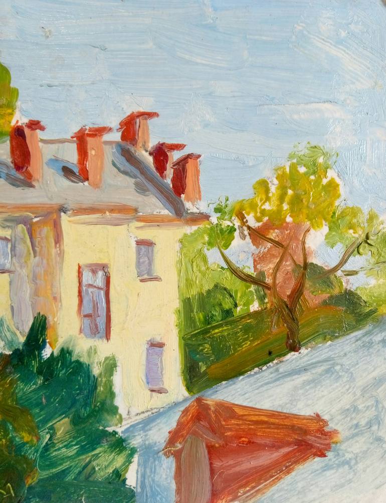 Original Impressionism Architecture Painting by Kyrylo Bondarenko