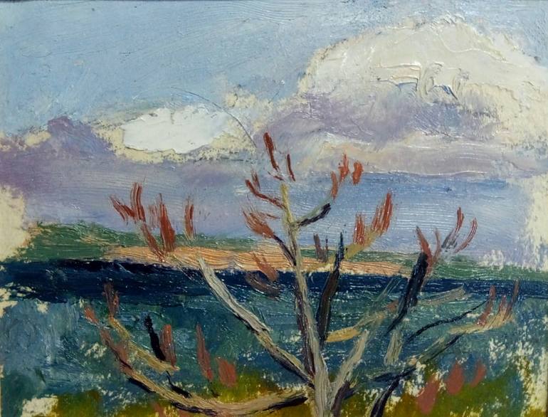 Original Impressionism Landscape Painting by Kyrylo Bondarenko
