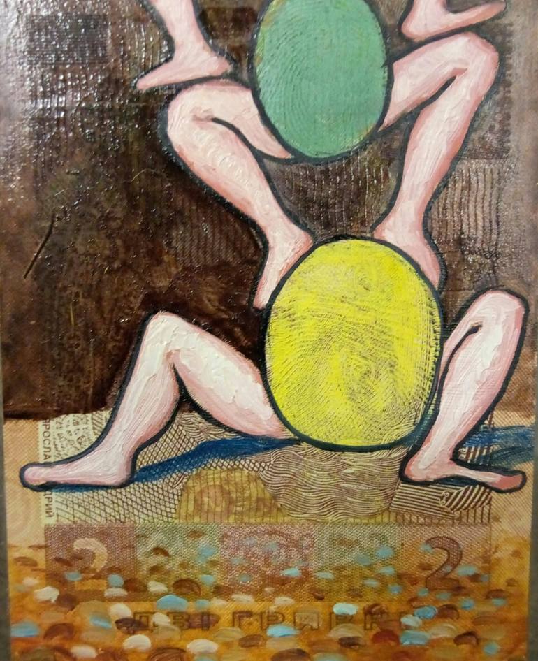 Original Surrealism People Painting by Kyrylo Bondarenko