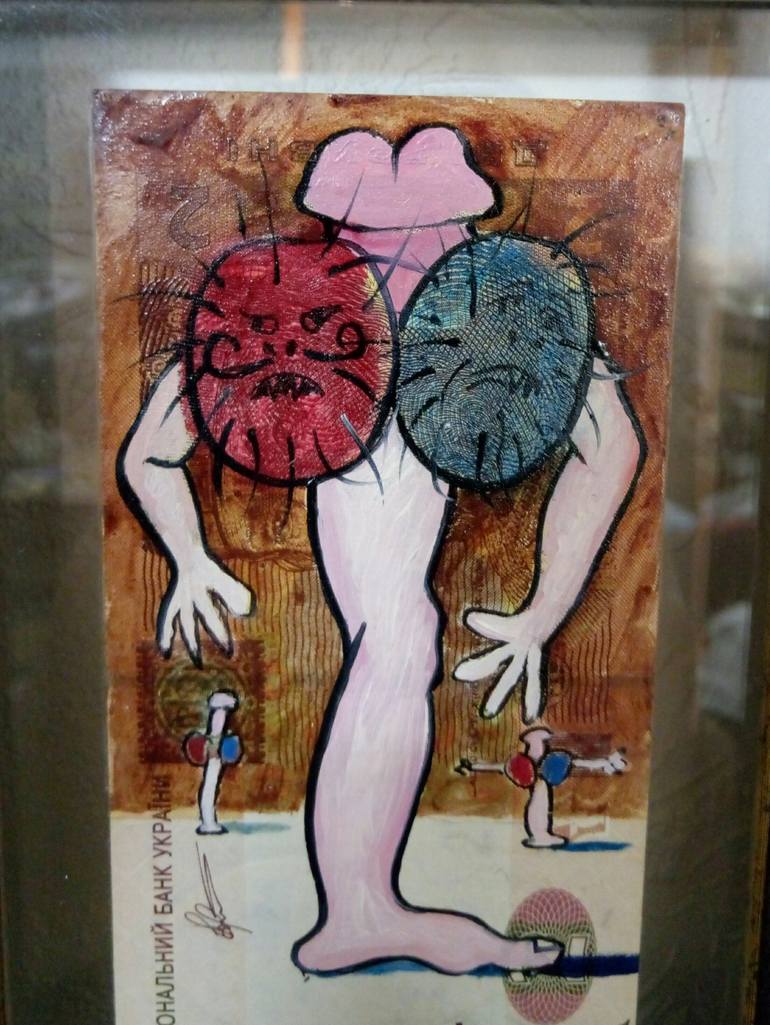 Original Surrealism Erotic Painting by Kyrylo Bondarenko
