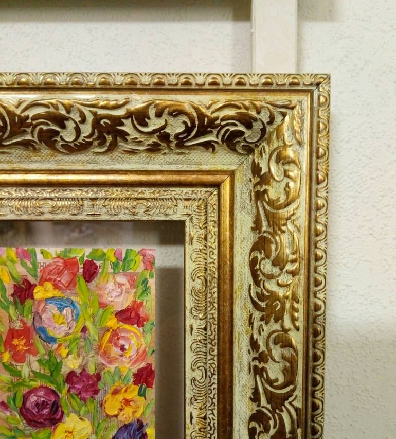 Original Impressionism Floral Painting by Kyrylo Bondarenko