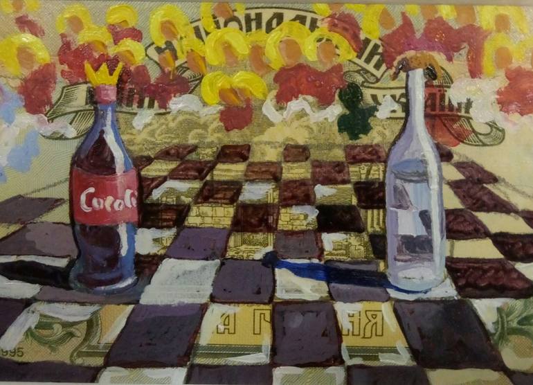 Original Contemporary Politics Painting by Kyrylo Bondarenko