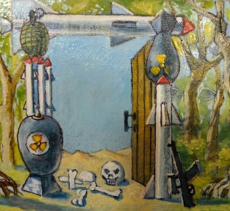 Original Contemporary Classical Mythology Painting by Kyrylo Bondarenko