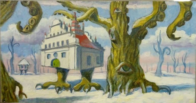 Original Surrealism Animal Painting by Kyrylo Bondarenko
