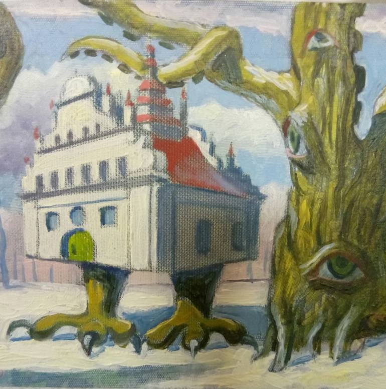 Original Surrealism Animal Painting by Kyrylo Bondarenko